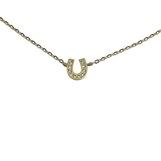 9ct Horseshoe Necklace