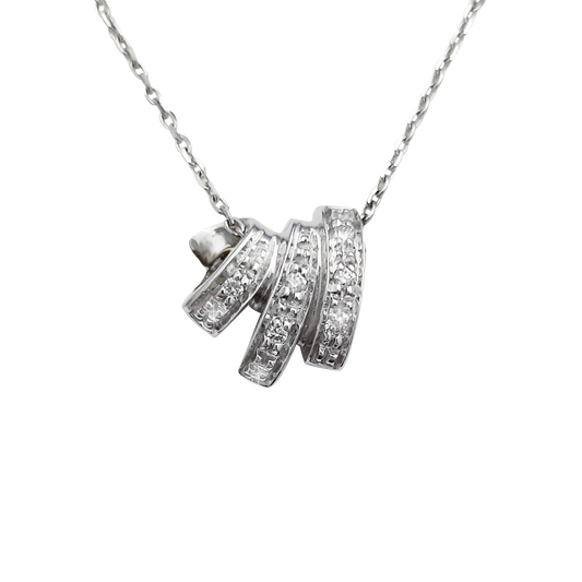 18ct Ribbon Necklace