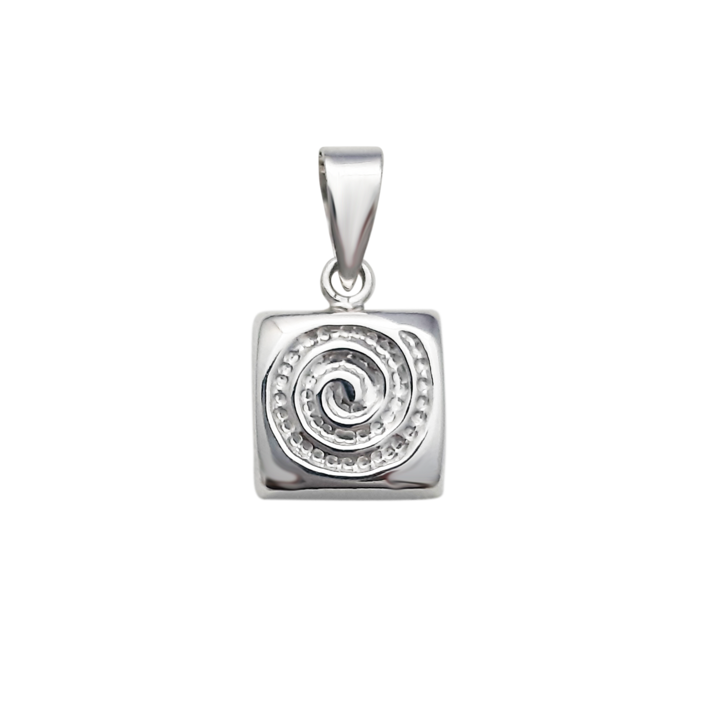 9ct Spiral Square