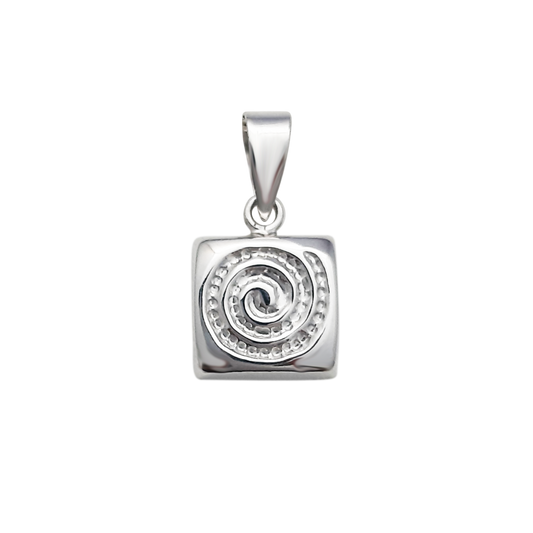 9ct Spiral Square