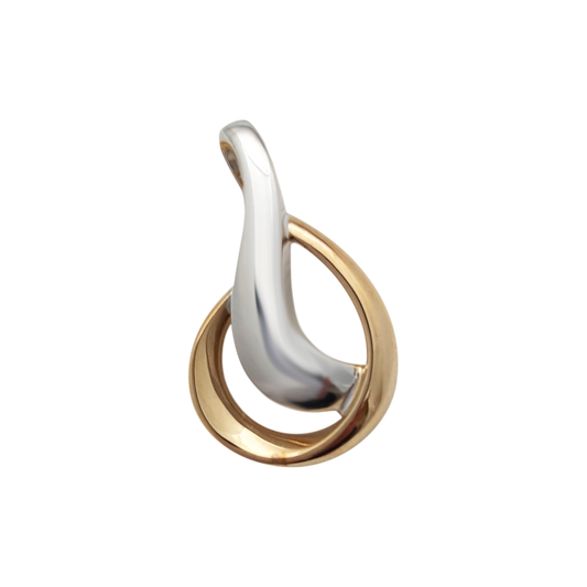 9ct 2t Open Swirl