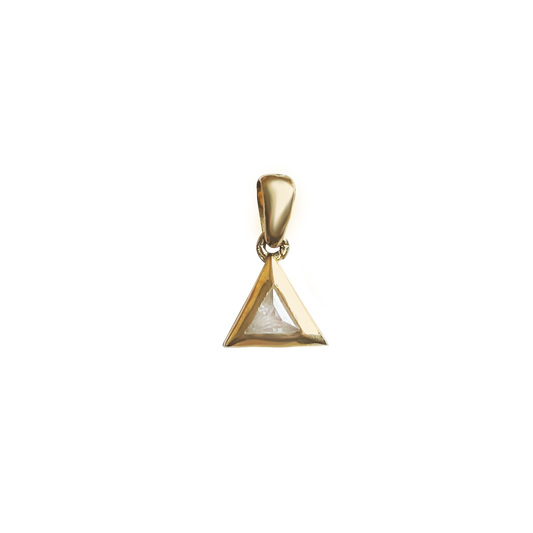 9ct Triangle Pendant