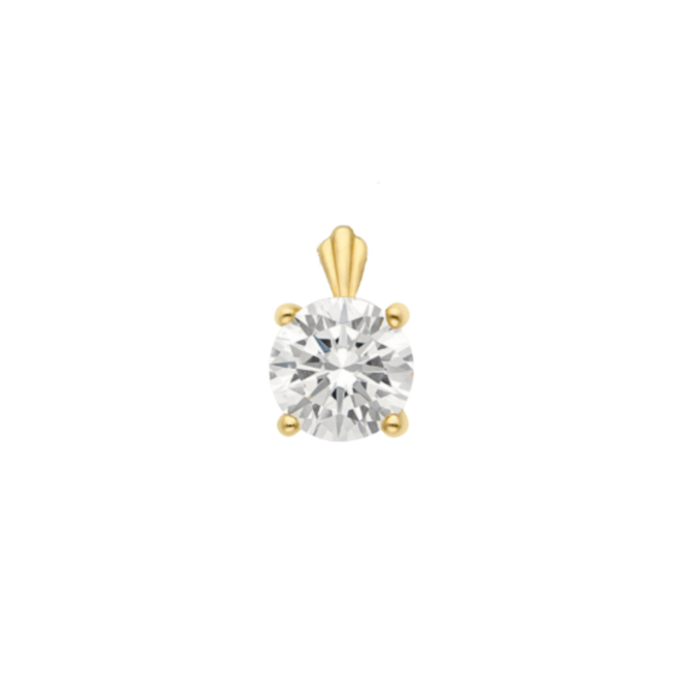 9ct 6.5mm CZ