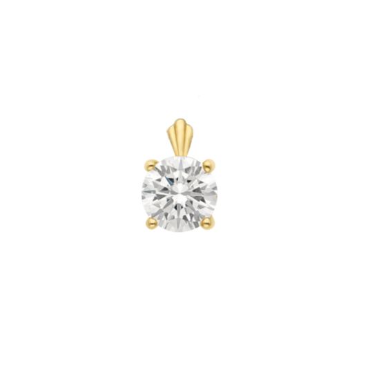 9ct 6.5mm CZ