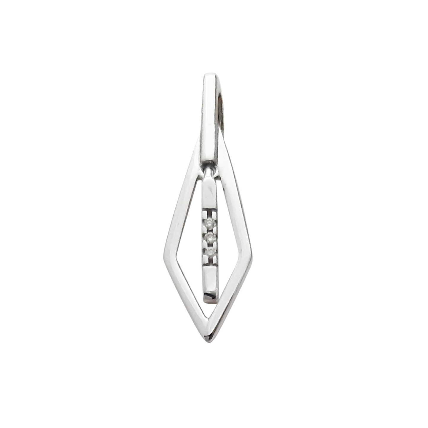 9ct White Gold Pendant