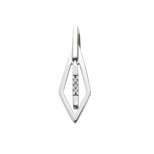 9ct White Gold Pendant