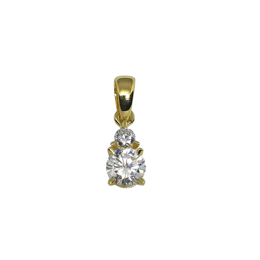 9ct Snowman 3mm 5mm czs