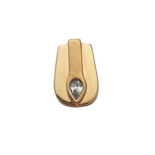 9ct Geometric Pear