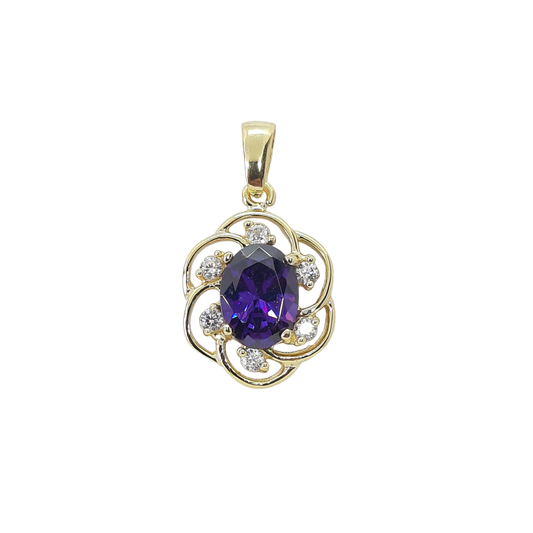 9ct Oval Open Cluster A
