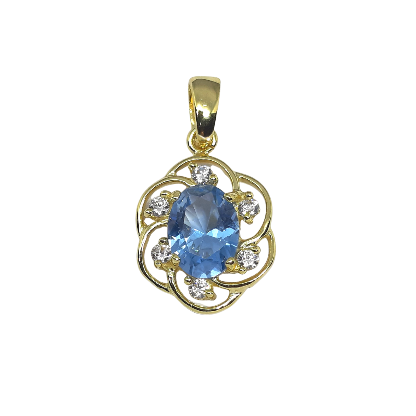 9ct Oval Open Cluster B