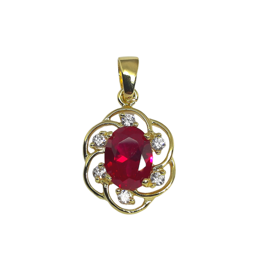 9ct Oval Open Cluster R