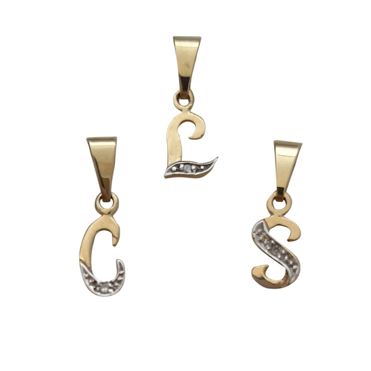 9ct Initial Dia