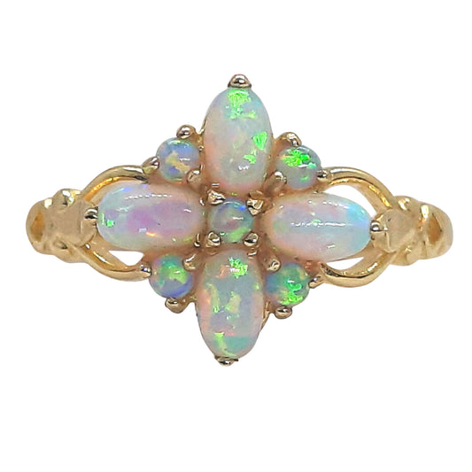 9ct Fancy Opal Cluster