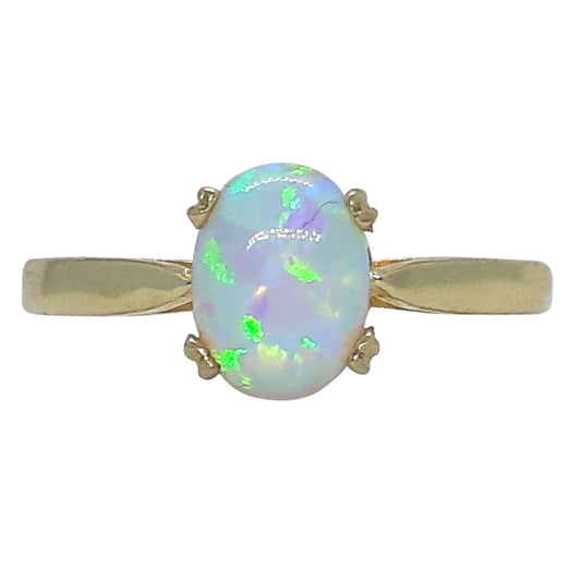 9ct Small Oval Opal