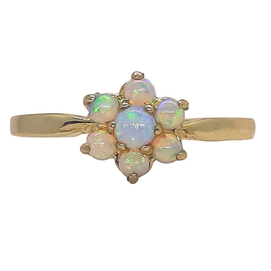9ct Small Opal Cluster