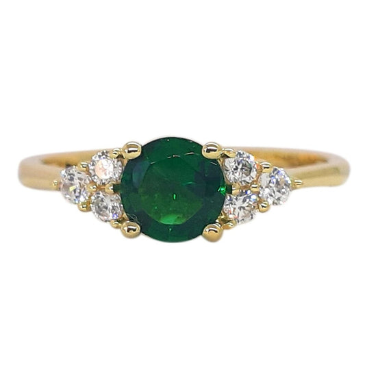 9ct 7Stone - Green