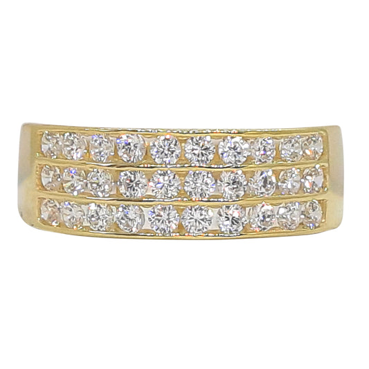 9ct 3 Row Channel