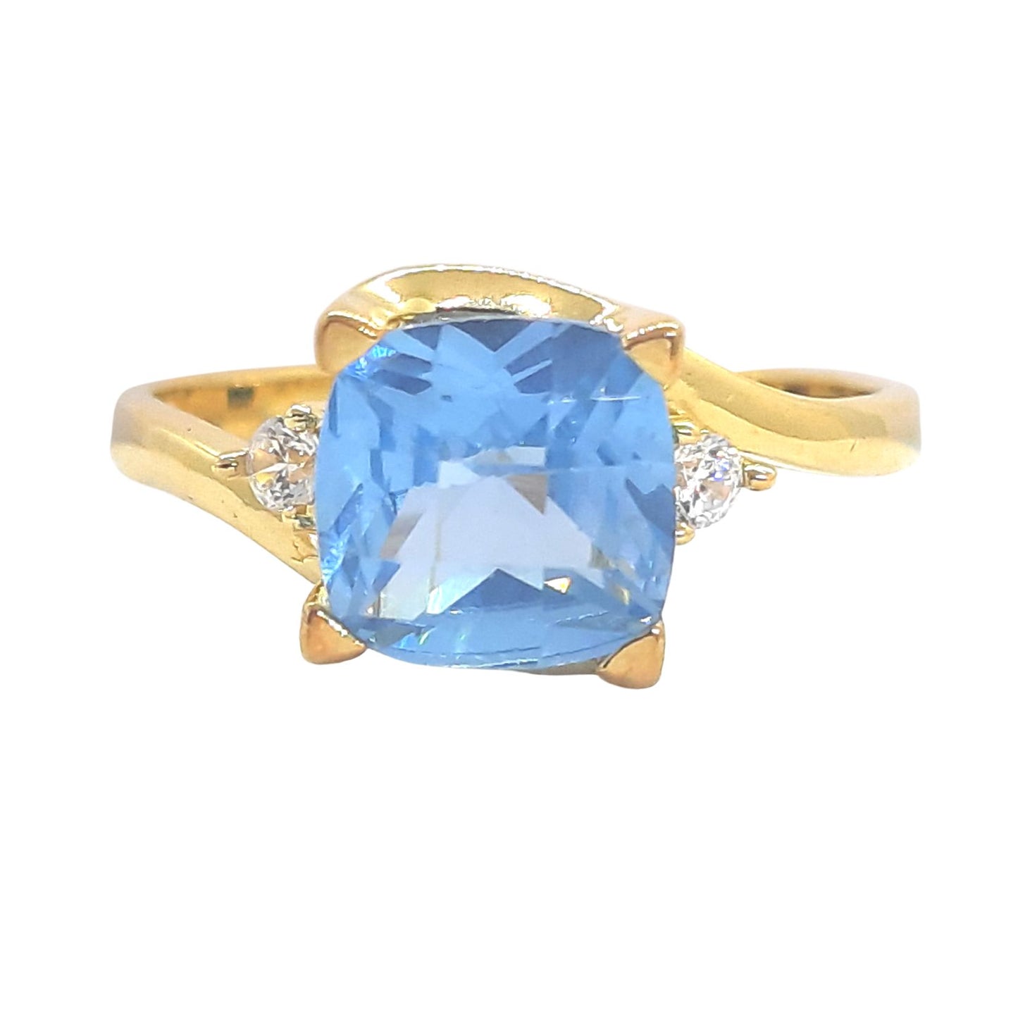 9ct Cushion - Aqua Blue