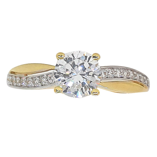 9ct Promise Ring Twist