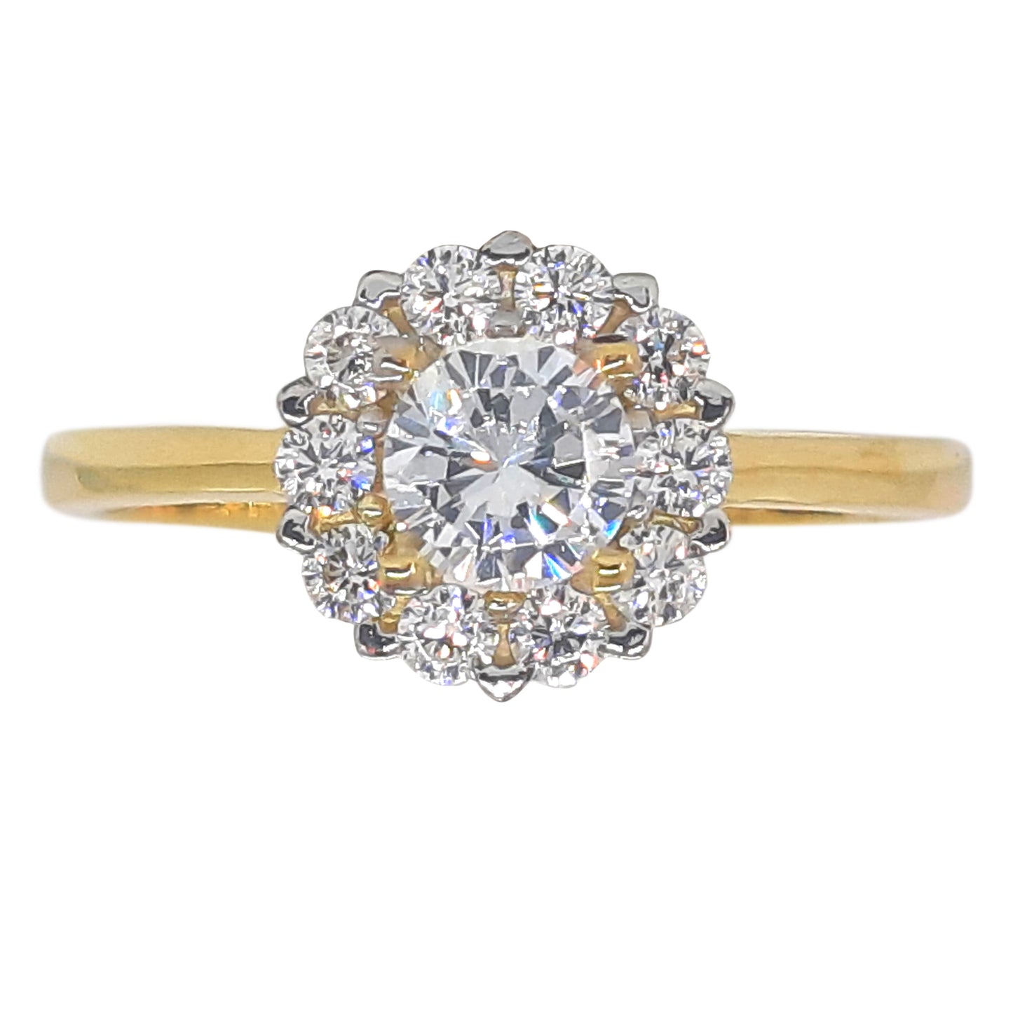 9ct Round Cluster