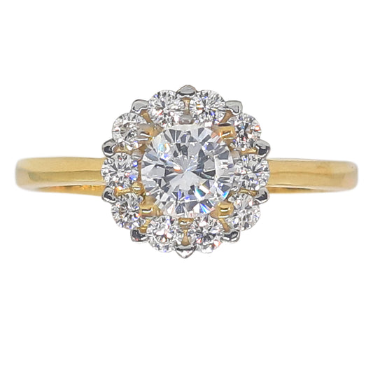 9ct Round Cluster