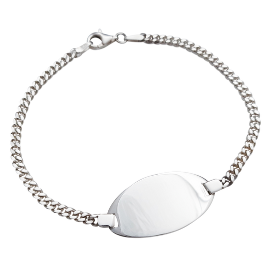 Oval Id Curb Ladies