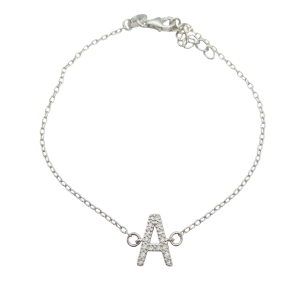 Cz Initials Bracelet
