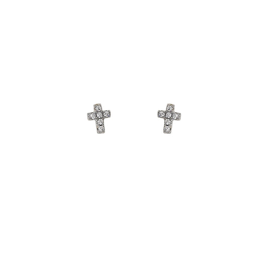 Cross Stud Cz Tiny