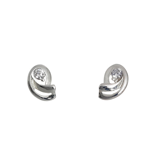 Cz Set Sweep Studs