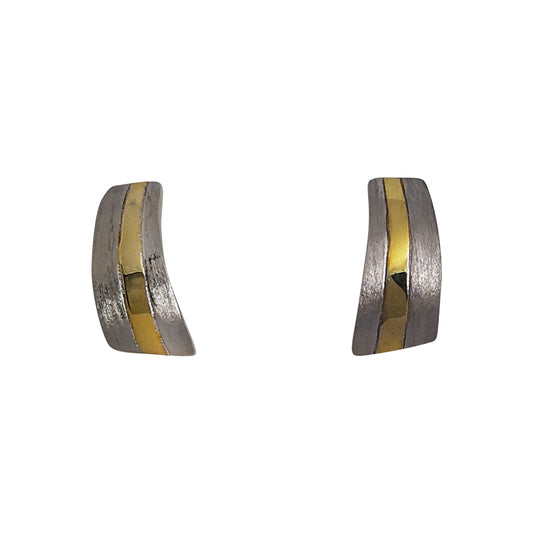 Satin Curved Line w/ Yel Centre