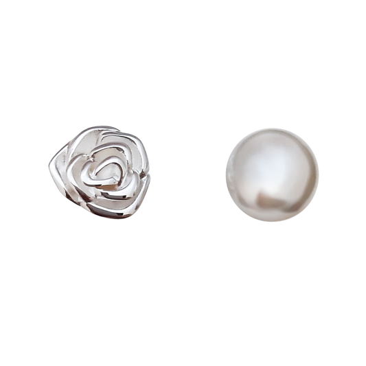 Rose/Pearl Studs