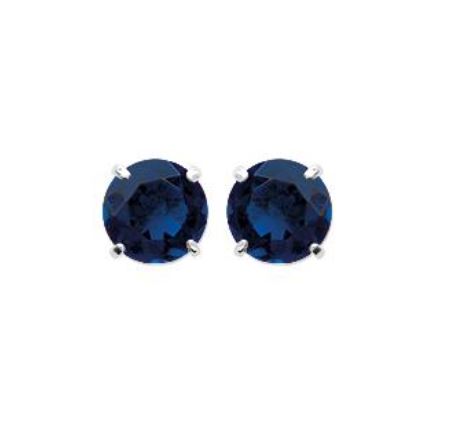 6mm Blue Studs