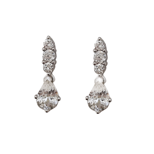 Pear CZ Drop