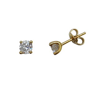 Gold Plated 5mm Cz In U