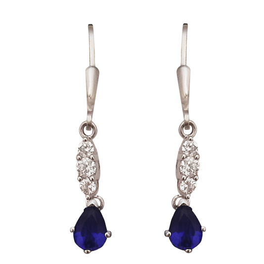 Pear Sapphire CZs GW