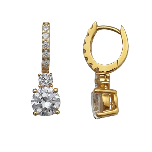 Yellow/Cz Set w/ 2C Cx Drop 10mm+9mm