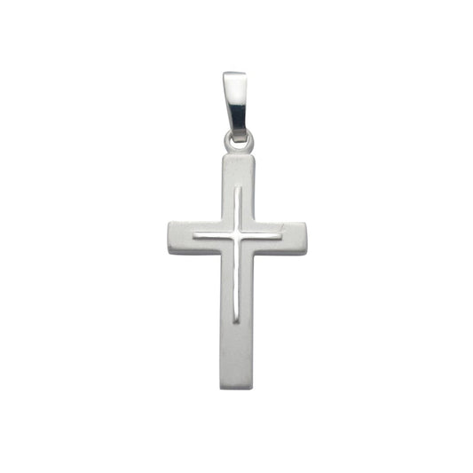 21mm Cross Satin/Polish
