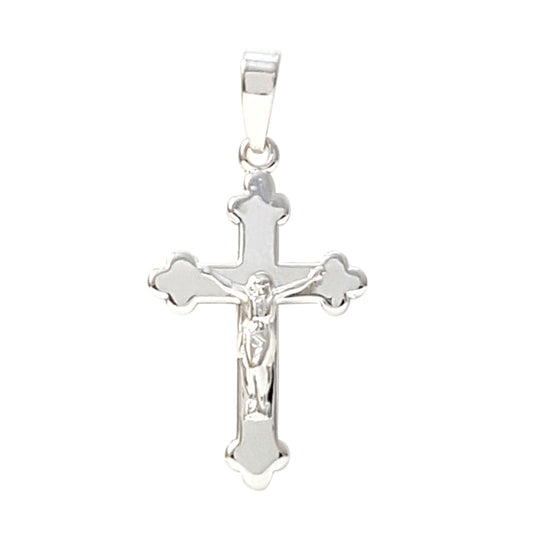 23mm Crucifix Shamrock Ends