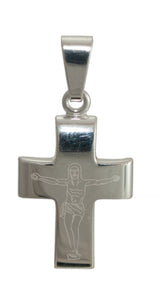 15mm Crucifix, Laser Engraved
