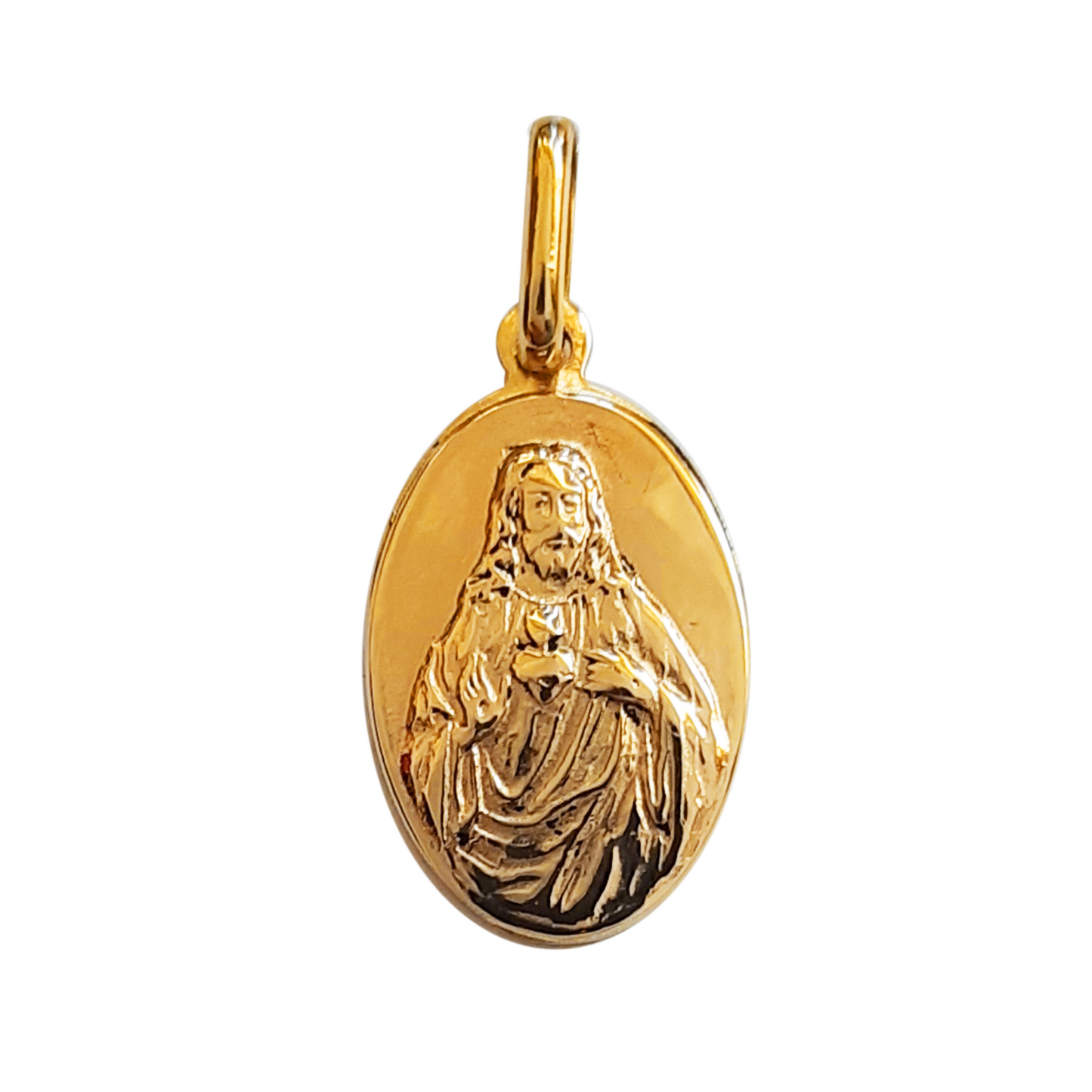 9ct 15mm Sacred Heart