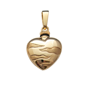 9ct 19mm Heart Container
