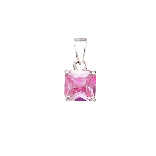 Square Pink 7mm