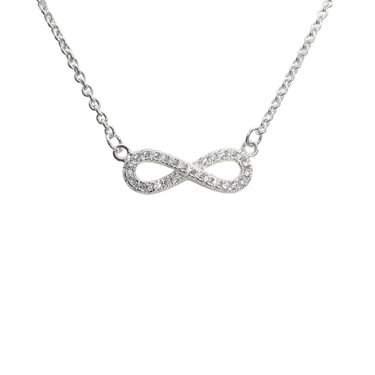 Infinity CZ Necklace