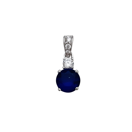 7mm Sapphire Blue Cz