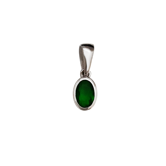 Oval Emerald Green Cz r/ovr