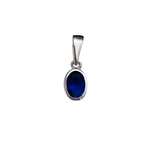 Oval Sapphire Blue Cz r/ovr