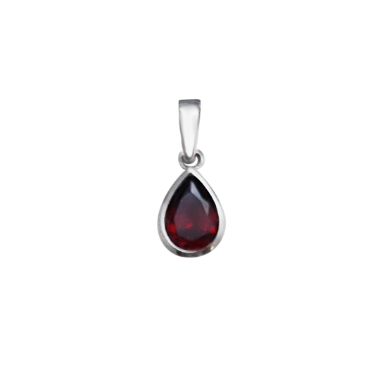 Pear Shape Cz Garnet