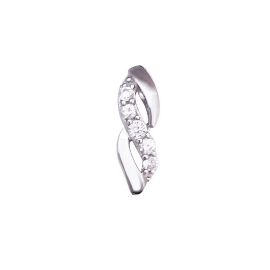 Cz Twist On Polished Twist