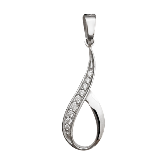 CZ Loop Pendant